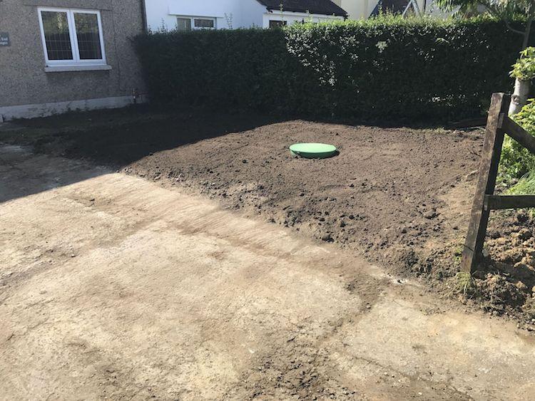 Soil in front garden